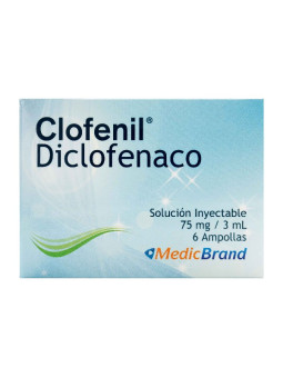 CLOFENIL 75 MG/3ML CAJA 6 AMPOLLAS COA            