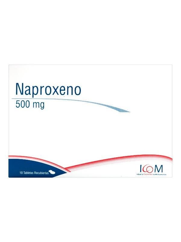 NAPROXENO 500 MG 10 TBS ICOM MQ TRS