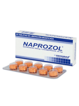 NAPROZOL 500 MG 20 TABLETAS                       