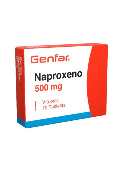 NAPROXENO 500 MG 10 TABLETAS GF TRS