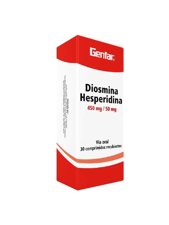 DIOSMINA HESPERI. 450MG/50MG 30TBS W(DA) GF TRS