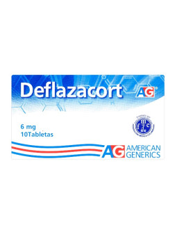 DEFLAZACORT 6 MG 10 TABLETAS AG TRS