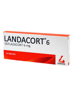 LANDACORT DEFLAZACORT 6 MG 10 TBS(M)7343 TRS