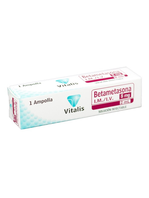 BETAMETASONA 8MG/2ML 1 AMPOLLA VT TRS