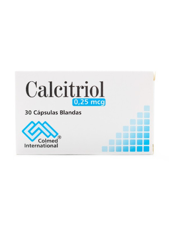 CALCITRIOL 0.25 MCG 30 CAPSULAS PC TRS