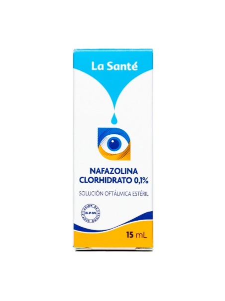 NAFAZOLINA CLORHIDRATO 0.1% SOL OFT 15ML TRS