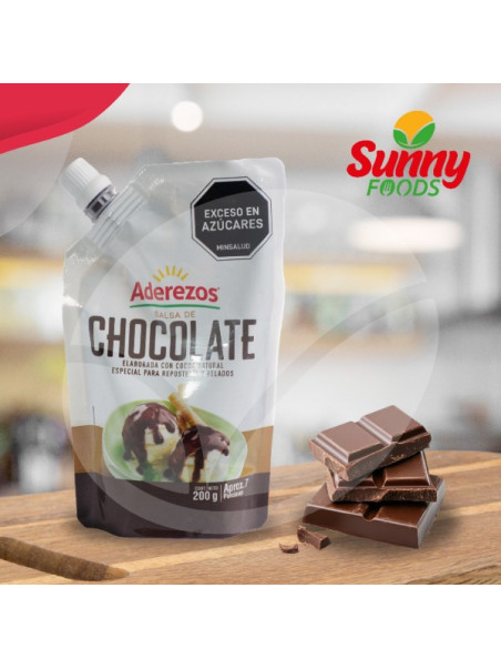 SALSA CHOCOLATE NEGRO ADEREX200GR