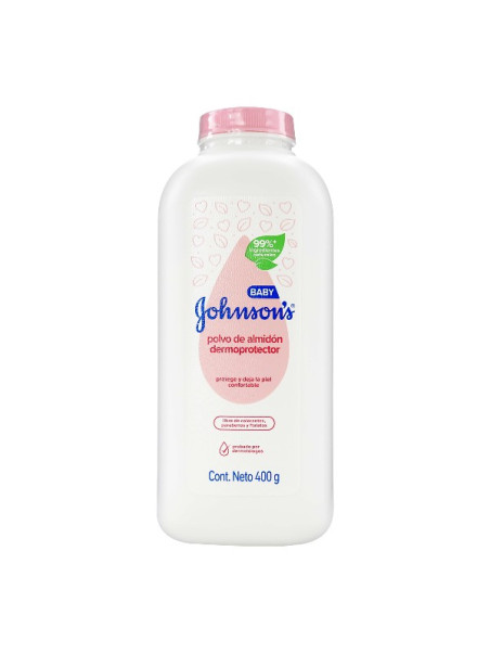 TALCO JJ BABY POLVO DE ALMIDON 400 GRS TRS
