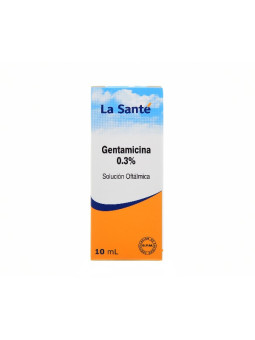 GENTAMICINA 0.3% OFTALMICA 10 ML LS TRS