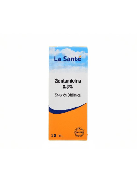 GENTAMICINA 0.3% OFTALMICA 10 ML LS TRS