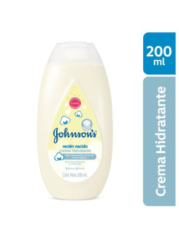 CREMA JOHNSONS HIDRAT.REC.NACIDO 200 ML JJ TRS