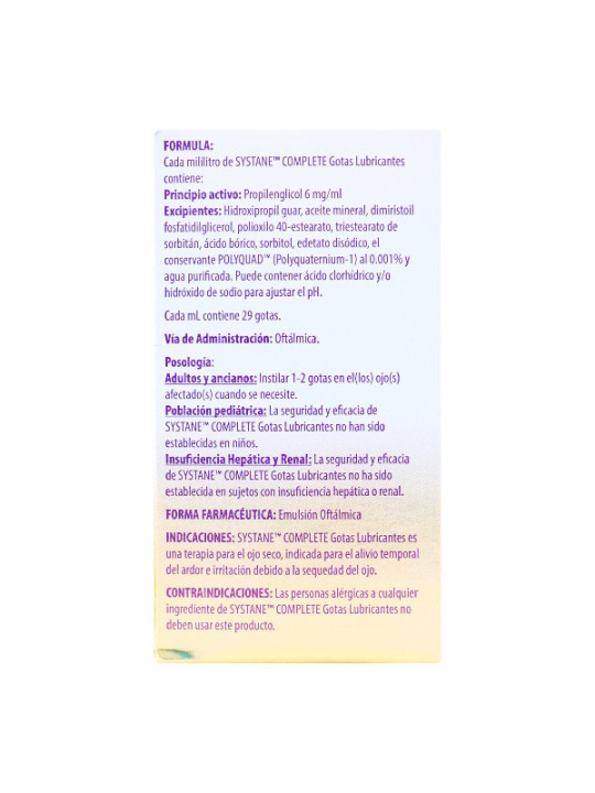 SYSTANE COMPLETE GOTAS LUBRICANTES 10 ML