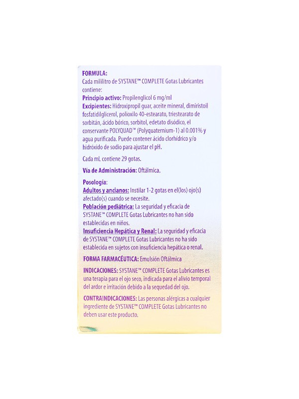 SYSTANE COMPLETE GOTAS LUBRICANTES 10 ML