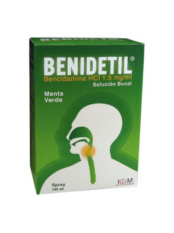 BENIDETIL MENTA SPRAY 120 ML IC (RF) TRS