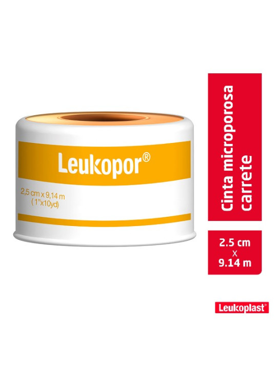 MICROPORE LEUKOPOR PIEL 1X10 YARDAS  TRS