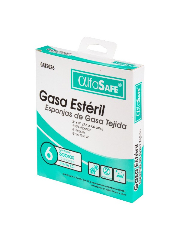 GASA ALFA ESTERIL TEJIDA 3X3 6 SBS TRS