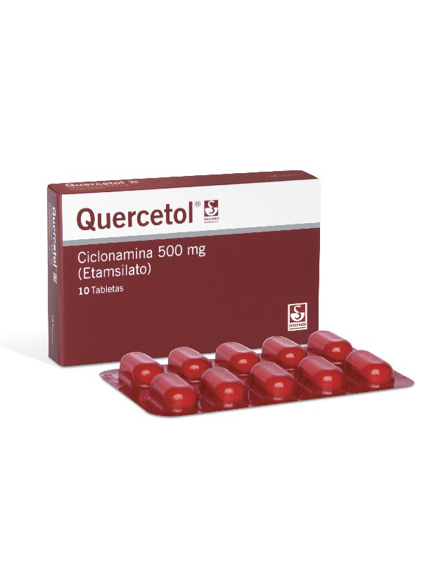 QUERCETOL 500 MG 10 TABLETAS TRS
