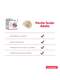 LEUKOPLAST PARCHE OCLUSOR REGULAR 30 UDS TRS