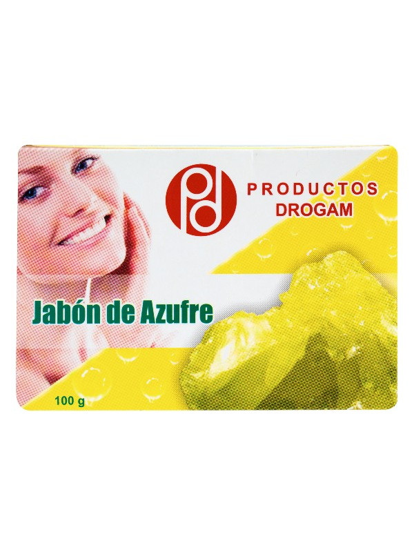 JABON AZUFRE DROGAM 100 GRAMOS