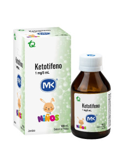 KETOTIFENO 1 MG JARABE 100 ML MK