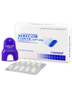 SERECOR FORTE DPI 250/50MG INHAL.30 CAPS