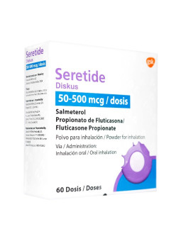 SERETIDE D50/500M 60(3%(P)119202(SC)(SF)          