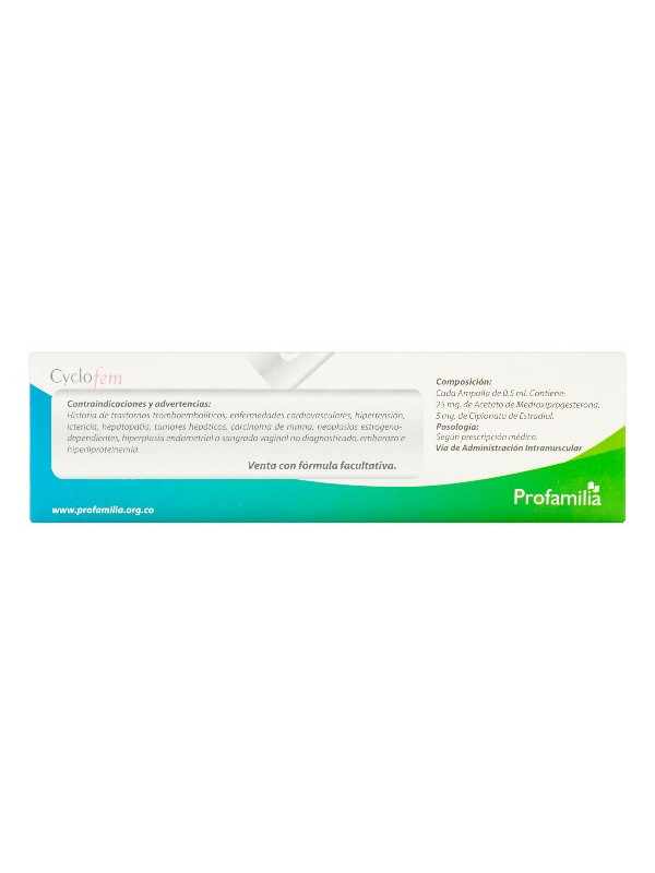 CYCLOFEM 1 AMPOLLA(M)5417
