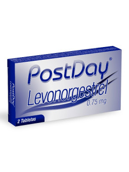 POSTDAY 0.75 MG 2 TABLETAS TRS