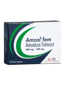 AMZOL FEM 500/100 MG 10 OVUL ICOM(PD)(T) TRS