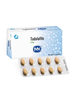 TADALAFILO 5 MG 30 TABLETAS MK