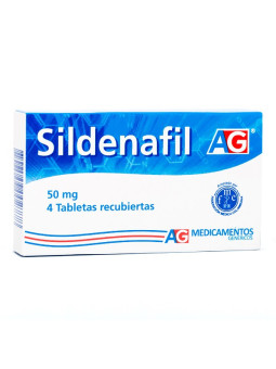 SILDENAFIL 50 MG 4 TABLETAS AG TRS