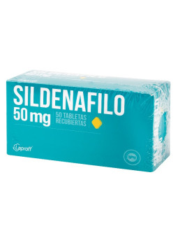 SILDENAFILO 50 MG 50 TABLETAS LP TRS