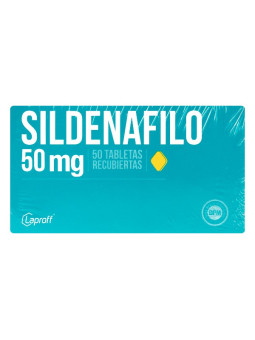 SILDENAFILO 50 MG 50 TABLETAS LP TRS