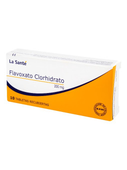 FLAVOXATO CLORHIDRATO 200MG 10 TBS LS TRS