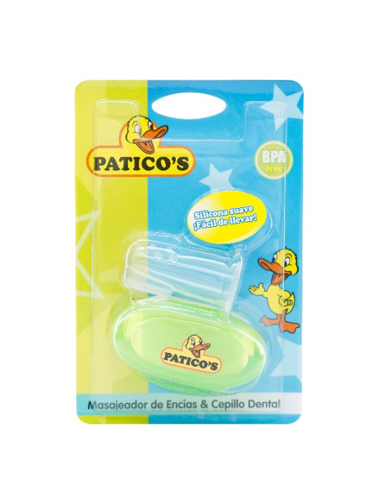 CEPILLO DENTAL SILICONA PATICOS