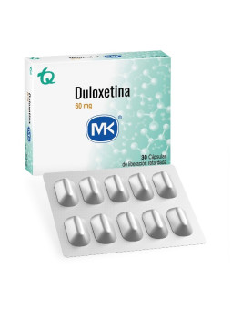 DULOXETINA 60 MG 30 TABLETAS MK (P)70380