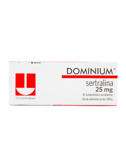DOMINIUM 25 MG 10 CAPSULAS                        