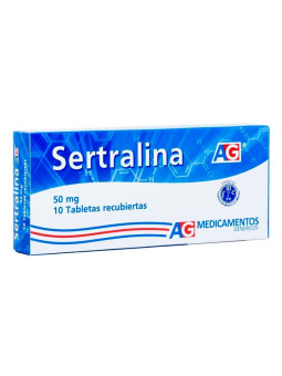 SERTRALINA 50 MG 10 TABLETAS AG TRS