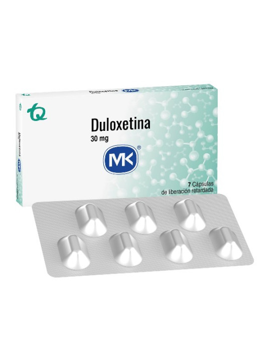 DULOXETINA 30 MG 7 CAPSULAS MK