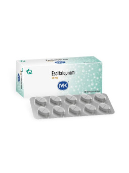 ESCITALOPRAM 20 MG 30 TBS REC MK