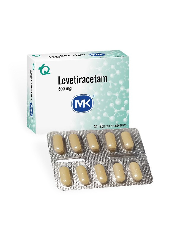 LEVETIRACETAM 500 MG 30 TBS MK (M)37950