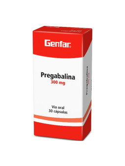 PREGABALINA 300 MG 30 TBS GF (P)163436 TRS
