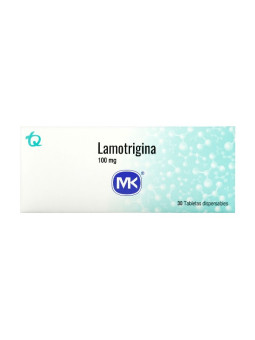 LAMOTRIGINA 100 MG 30 TABLETAS (P)52740           