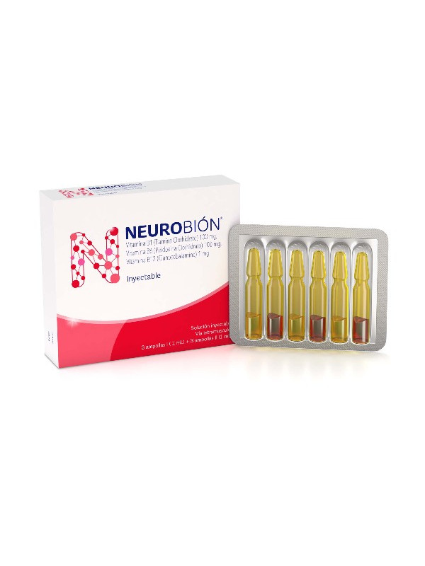 NEUROBION 3 AMPOLLAS TRS