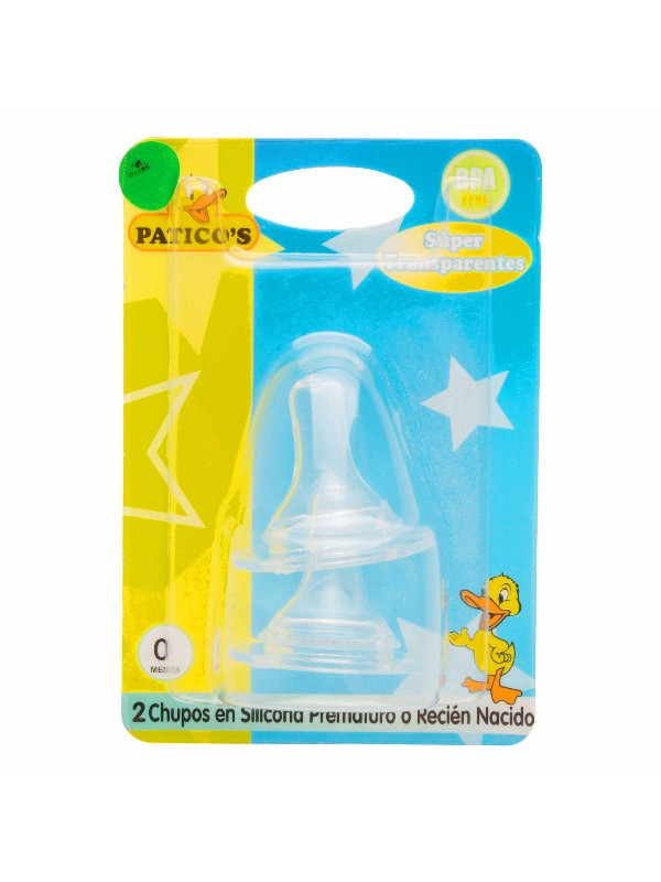 CHUPO PATICOS RN SILICONA 2 UDS