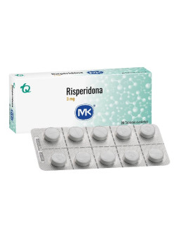 RISPERIDONA 3 MG 20 TABLETAS MK (A)