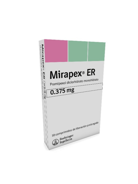 MIRAPEX ER 0.375 MG 10 TBS (P)13512