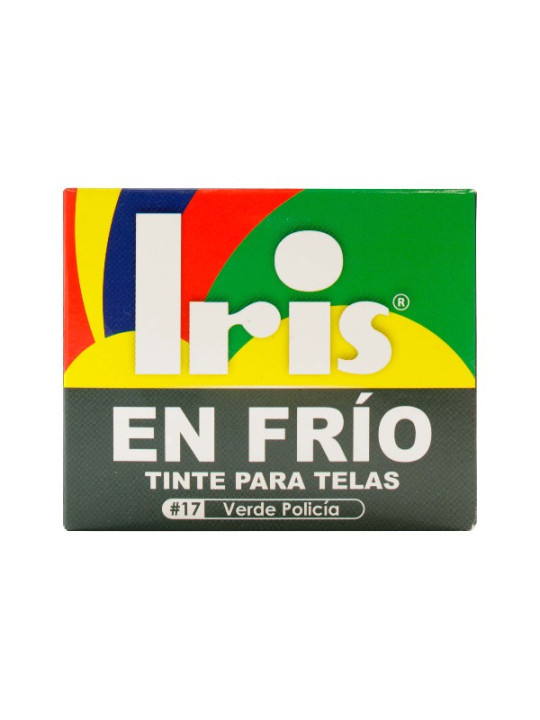 TINTE IRIS EN FRIO VERDE POLICIA 25 GR