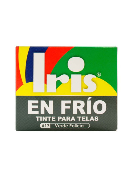TINTE IRIS EN FRIO VERDE POLICIA 25 GR