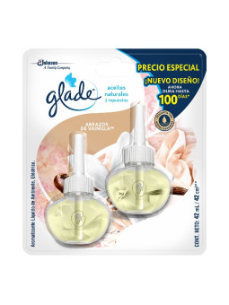 AMBIENT.GLADE 2 REP.ACEITE VAINILLA TRS